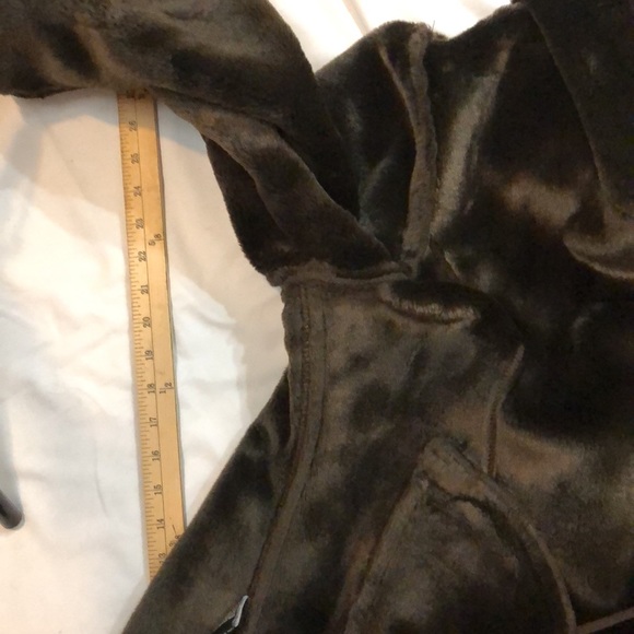 Jones New York XL Ultra suede, faux fur lined, brown winter coat - Picture 9 of 13